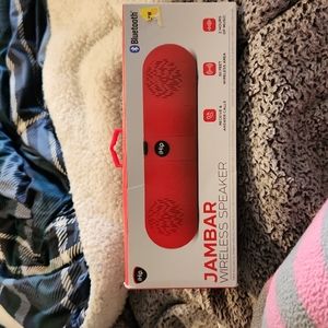 Jam bar wireless speaker red